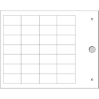 CEMBRE - TARG.MG-TAP GRIGIO MET.15X27,7 HALOGEN FREE