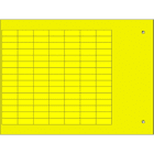 CEMBRE - Etich.MG-VCT ad.gialla-tela di vinile 6X15
