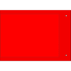 CEMBRE - TARGA QUADR.MG-VRT-R PER.ROSSO PVC 102X138