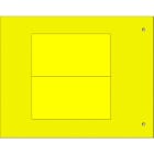 CEMBRE - Targa quadro MG-VRT-R gialla in PVC 42x78