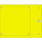 CEMBRE - TARGA RIVETT.Ø 4MM MG-VRT-RH GIALLO 105X110