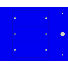 CEMBRE - TARGA RIVETTABILE Ø 4MM MG-VRT-RH BLU 35X80