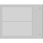 CEMBRE - TARGA QUADRO MG-VRT-R GRIGIO PVC 52X107
