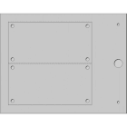 CEMBRE - TARGA RIVETT.Ø 4MM MG-VRT-RH GRIGIO 50X100