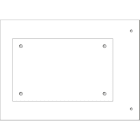 CEMBRE - TARGA RIVETT.Ø 4MM MG-VRT-RH BIANCO 75X120