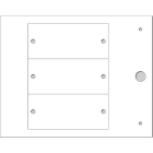 CEMBRE - TARGA RIVETT.Ø 4MM MG-VRT-RH BIANCO 35X80