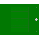 CEMBRE - TARGHETTA MG-TAPW VERDE 9X70 X CAVI/COMP.