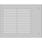 CEMBRE - TARGH.MG-TAA ADES.GRIGIO 9X50 X COMPONENTI