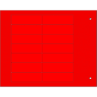 CEMBRE - TARGH.MG-TAA ADES.ROSSO 15X49 X COMPONENTI