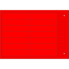 CEMBRE - TARGH.MG-TAA ADES.ROSSO 15X67 X COMPONENTI