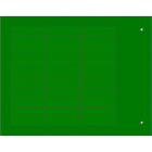 CEMBRE - TARGH.MG-TAA ADES.VERDE 9X35 X COMPONENTI