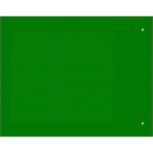CEMBRE - TARGH.MG-TAA ADES.VERDE 9X50 X COMPONENTI