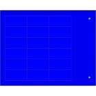 CEMBRE - TARGH.MG-TAA ADES.BLU 17X35 X COMPONENTI