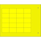 CEMBRE - TARGH.MG-TAA ADES.GIALLO 18X27 COMPONENTI