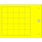 CEMBRE - TARGH.MG-TAA ADES.GIALLA 21X21 COMPONENTI