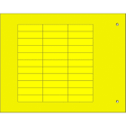 CEMBRE - TARGH.MG-TAA ADES.GIALLA 8,5X30 COMPONENTI