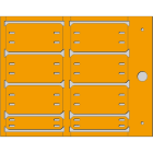 CEMBRE - TARGH.MG-ETF ARANCIO FIS.A FASCETTA 28X57MM