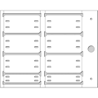 CEMBRE - TARGH.MG-ETF BIANCA PC FIS.A FASCET.28X57MM