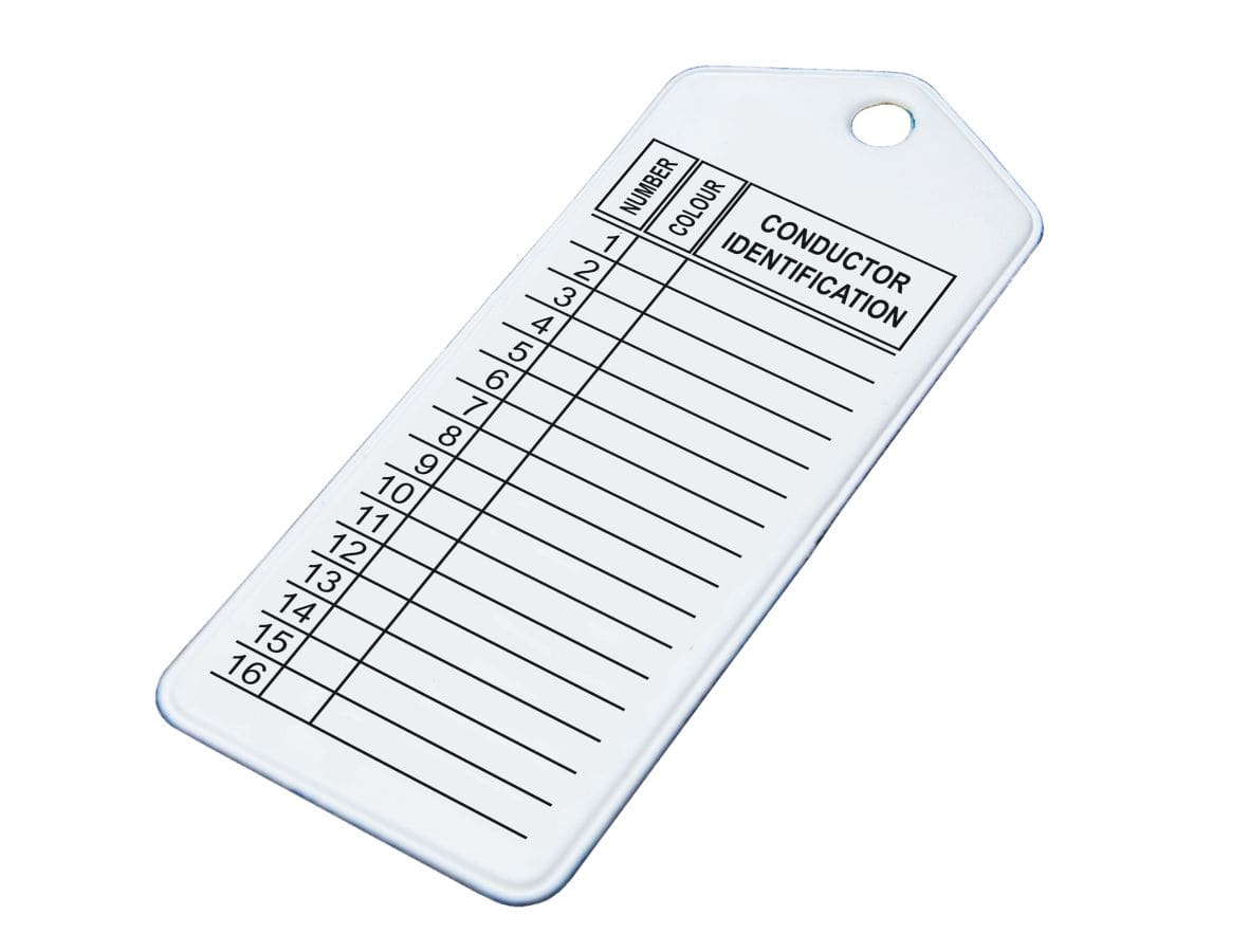 CEMBRE - CARTELLINO WIT-W PER CONDUT.SPESSORE 0,3 MM