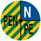 CEMBRE - ET.CS-PEN-N-PE 25 MM NEUTRO CON FUNZ.PROTEZ