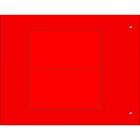 CEMBRE - TARGA QUADRO MG-VRT-A AD.ROSSO PVC 42X78