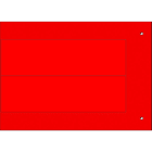 CEMBRE - TAR.QUAD.MG-VRT-A PERS.AD.ROSSO PVC40X138