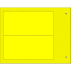 CEMBRE - Targa quadro MG-VRT-A ad.gialla PVC 52x107
