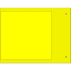 CEMBRE - Targa quadro MG-VRT-A ad.gialla PVC 105x110