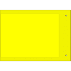 CEMBRE - TAR.QUAD.MG-VRT-A PER.AD.GIALLO PVC102X138