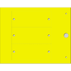 CEMBRE - TARGA QUADRO MG-VRT-AH GIALLA PVC 35X85