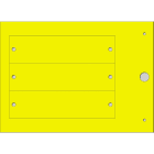 CEMBRE - TAR.QUAD.MG-VRT-AH  GIALLO PVC 30X115