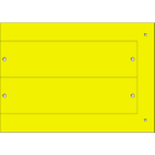 CEMBRE - TARGA QUADRO  MG-VRT-AH  GIALLO PVC 40X150