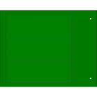 CEMBRE - TARGA QUADRO MG-VRT-A AD.VERDE PVC 35X100