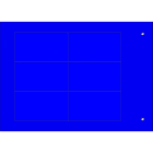 CEMBRE - TARGA QUADRO MG-VRT-A AD.BLU PVC 32X58