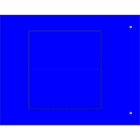 CEMBRE - TARGA QUADRO MG-VRT-A AD.BLU PVC 42X78