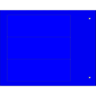 CEMBRE - TARGA QUADRO MG-VRT-A AD.BLU PVC 35X100