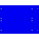 CEMBRE - TAR.QUAD.MG-VRT-AH BLU PVC 50X140