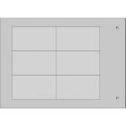 CEMBRE - TARGA QUADRO MG-VRT-A AD.GRIGIO PVC 32X58