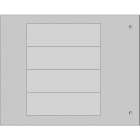 CEMBRE - TARGA QUADRO MG-VRT-A AD.GRIGIO PVC 25X80