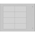 CEMBRE - TARGA QUADRO MG-VRT-A AD.GRIGIO PVC 25X50