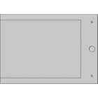 CEMBRE - TAR.QUAD.MG-VRT-A PER.AD.GRIGIO PVC40X138
