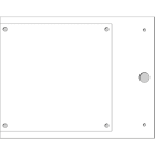 CEMBRE - TARGA QUADRO MG-VRT-AH BIANCA PVC105X110
