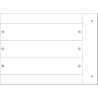CEMBRE - TARGA QUADRO  MG-VRT-AH  BIANCO PVC 29X140