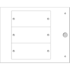 CEMBRE - TARGA QUADRO MG-VRT-AH BIANCO PVC 35X85 MM.