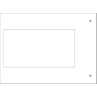 CEMBRE - TAR.QUAD.MG-VRT-A AD.BIANCO PVC 65X122 MM