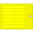 CEMBRE - TARGH.MG-17.5-R X PROFILI GIALLA 15X52,5