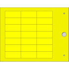 CEMBRE - TARGH.MG-17.5-R X PROFILI GIALLA 15X35