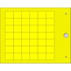 CEMBRE - TARGH.MG-17.5-R X PROFILI GIALLA 15X17,5