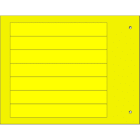 CEMBRE - TARG.RIGIDE MG-17.5-A ADES. GIALLO 15X107,5
