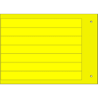CEMBRE - TARG.RIGIDE ADES. MG-17.5-A GIALLE 15X140